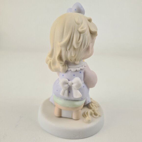 Precious Moments We All Have Our Bad Hair Days 261157 Porcelain Figure - Picture 4 of 7